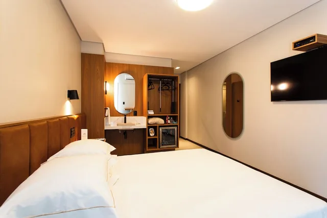 غرفة بسرير مزدوج لذوي الإعاقة، Livramento Palace Hotel 1/4