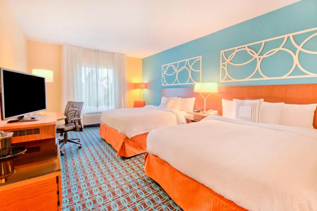 غرفة بسريرين كوين، Fairfield Inn Suites Durham Southpoint 1/2