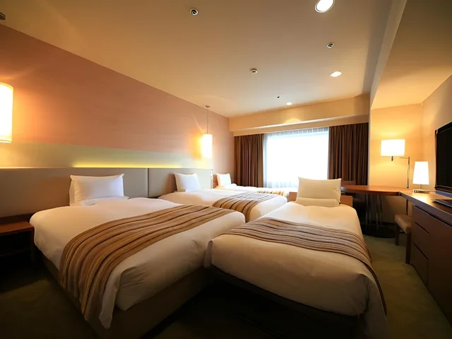 غرفة كبيرة بسريرين منفصلين للمدخنين، Hotel Metropolitan Sendai 1/1