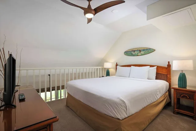 غرفة ديلوكس بسرير مزدوج بإطلالة على الحديقة، Aston Maui Kaanapali Villas 2/7