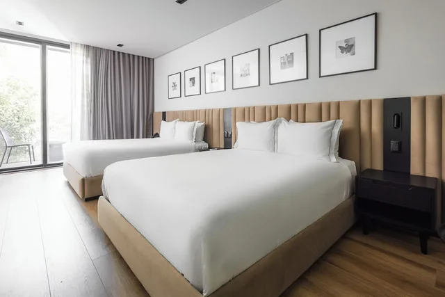 غرفة بريميوم بسريرين كوين بشرفة، Vuestro Hotel Boutique 1/4