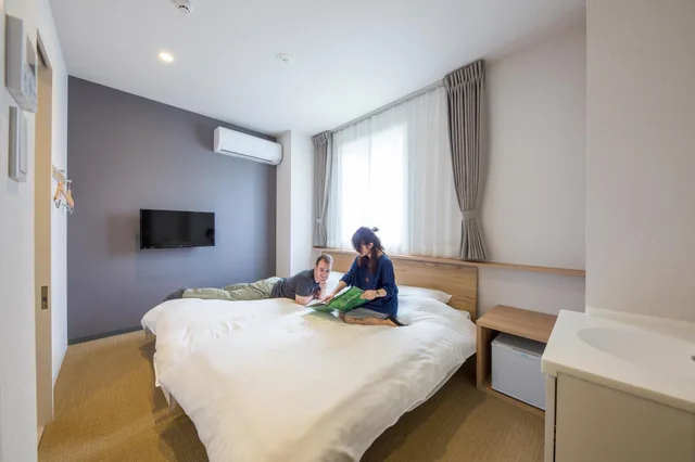 Room, Twin Beds, Hotel Plus Hostel SAPPORO 1/1