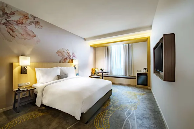 غرفة بسرير كوين بإطلالة، HILTON GARDEN INN KUALA LUMPUR JALAN TUANKU ABDUL RAHMAN NORTH 2/6