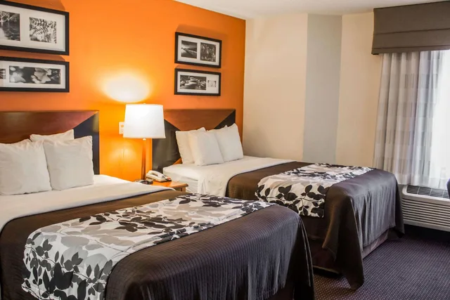 غرفة بسريرين مزدوجين، Sleep Inn Savannah Gateway I-95 2/4
