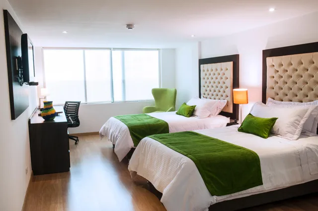 غرفة ديلوكس بسريرين منفصلين بإطلالة، Hotel Grand Park 2/8