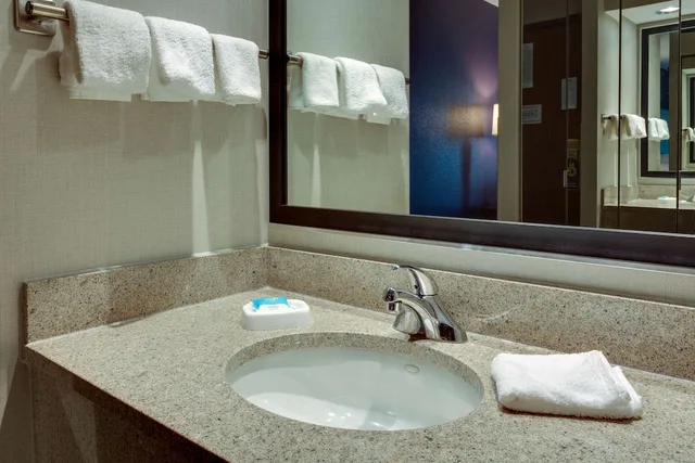 غرفة بسرير كينج بجاكوزي في طابق مرتفع، Drury Inn and Suites Hayti Caruthersville 3/3