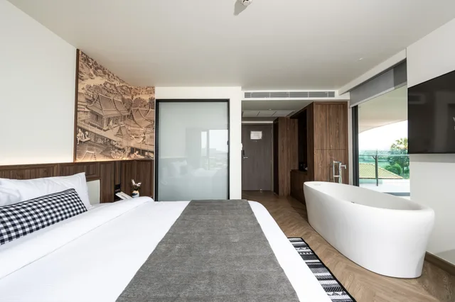 غرفة بريميير ركنية بإطلالة على النهر، We Hotel Riverfront Bangkok 5/10