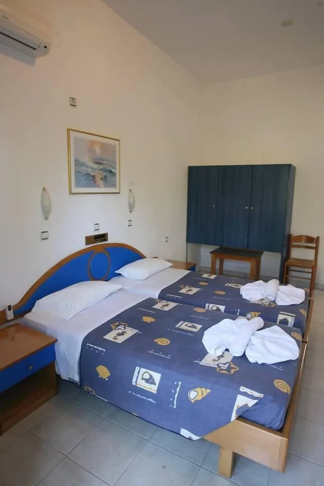 شقة بسرير مزدوج وسريرين منفصلين بغرفتي نوم، Nitsas Hotel Apartments 3/6