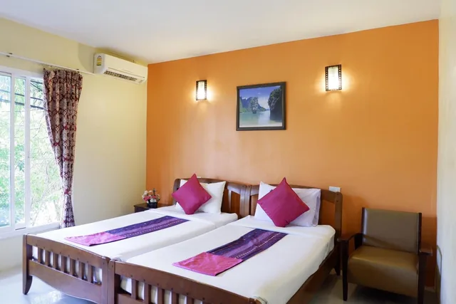 غرفة اقتصادية بسريرين منفصلين، P.P. MAIYADA RESORT 1/8