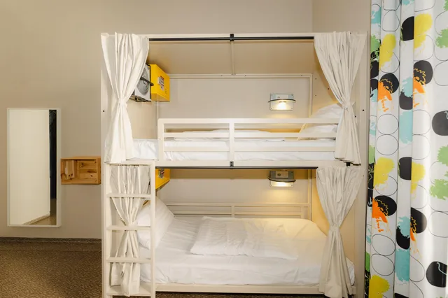 Private, Mixed Dorm, 6 Beds, 3 Bunk Beds، Wombats Hungary 1/1