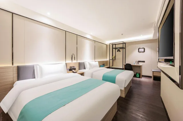 غرفة قياسية بسريرين منفصلين، Xana Lite Hotel (Beijing Liangxiang University Town) 1/1