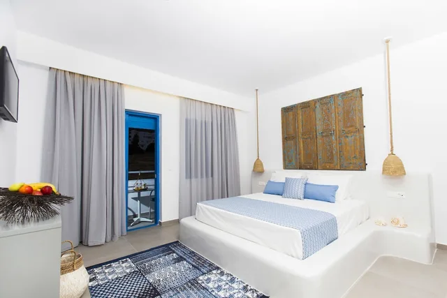 غرفة بانورامية بسرير مزدوج بشرفة، Lindos Portes Suites 1/10