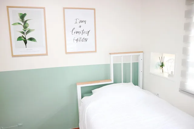 غرفة بسريرين منفصلين بحمام خاص، 24 guesthouse Seoul Station 2/3