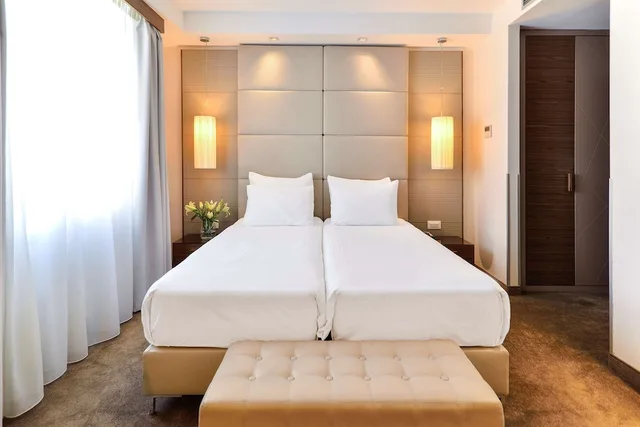 غرفة عائلية بسرير كوين، Belgrade Art Hotel 1/4