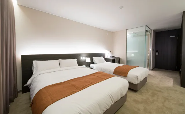 Ocean, Deluxe, Family, Twin Beds, Ocean View، Grandmer Hotel Jeju 1/3
