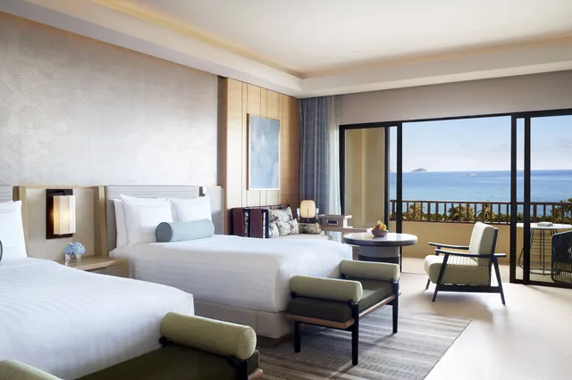 غرفة ديلوكس بسريرين مزدوجين، The Ritz-Carlton Sanya, Yalong Bay 10/10