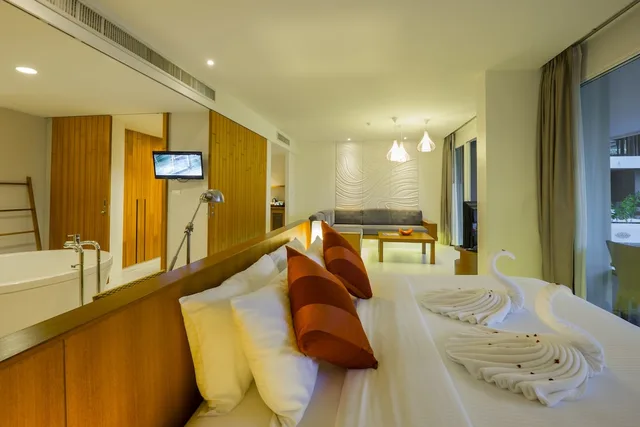 Suite, King Bed, Pool Access, G Hua Hin Resort Mall 1/3