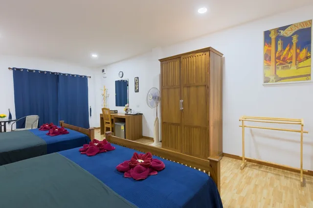 غرفة سوبيريور رباعية بسريرين كينج بغرفة نوم واحدة، Family Song Bungalow 2/3