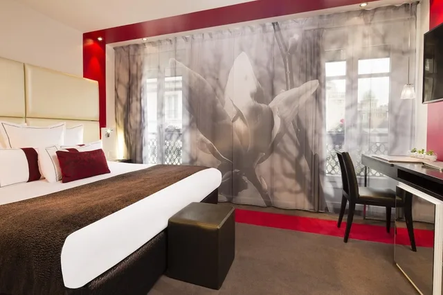 غرفة كلاسيكية مفردة بسرير كوين، Grand Hotel Saint Michel 5/5