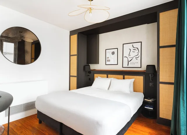 جناح بسرير كوين بشرفة، Appart'Hotel Makom Montmartre 1/5