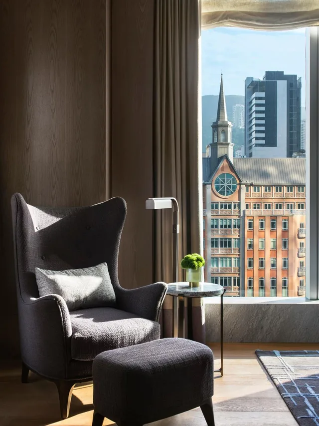 Premier, King Bed, Partial Harbour View، The St. Regis Hong Kong 3/10