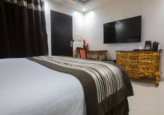 غرفة ديلوكس بسرير كوين، La Villa Racine 5/10