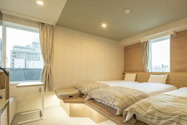 غرفة سوبيريور ثلاثية بثلاثة أسرّة، Hotel Amanek Asahikawa 1/4