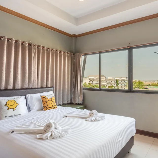 غرفة ديلوكس عائلية، Bkk39 Airport hotel 2/10