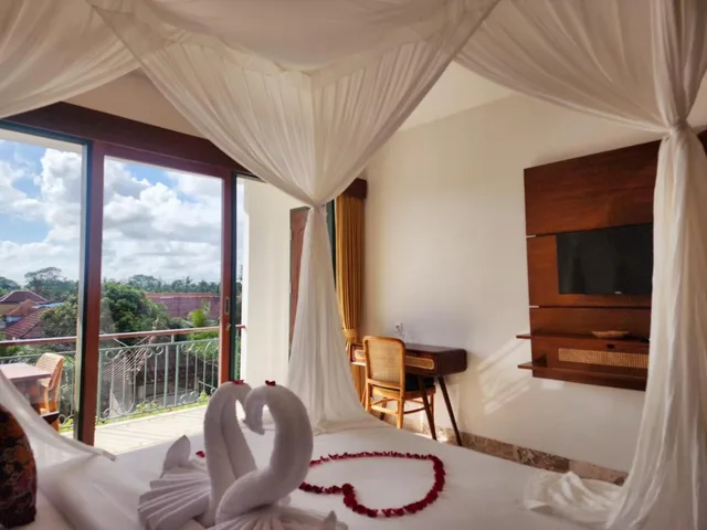 Deluxe, Double or Twin Bed, Pool View, Sabana Ubud 6/10
