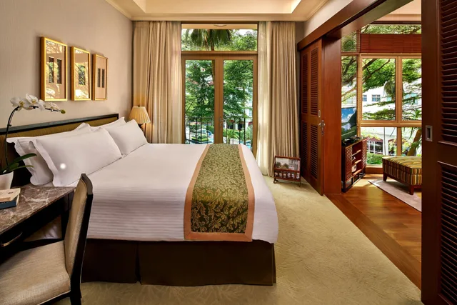 غرفة ديلوكس بسرير مزدوج بإطلالة على الحديقة بغرفة نوم واحدة، TREETOPS EXECUTIVE RESIDENCES 3/5