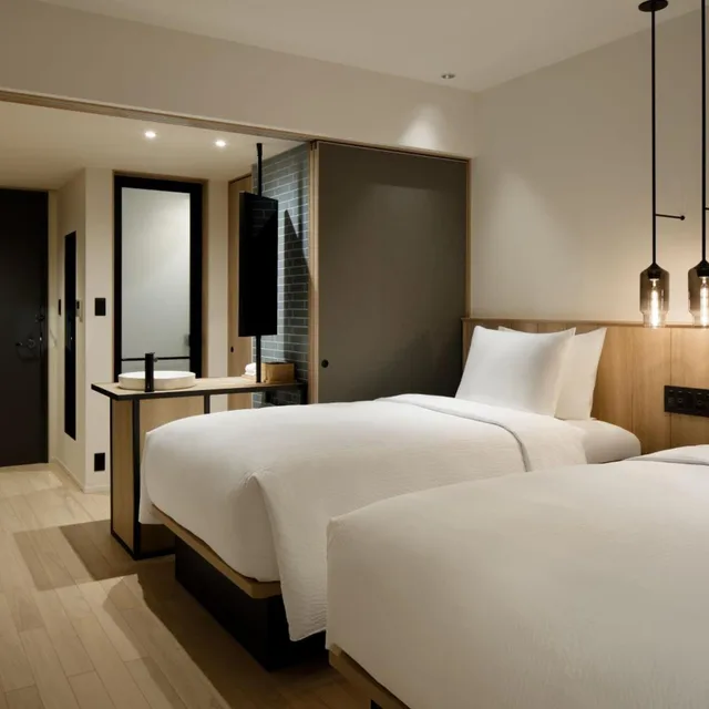 غرفة قياسية بسريرين منفصلين، Fairfield by Marriott Gifu Gujo 2/6