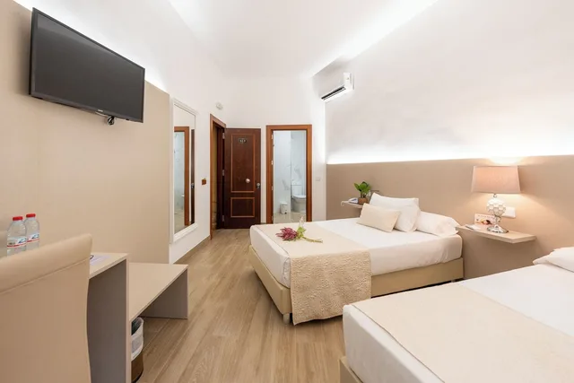 غرفة بسريرين منفصلين، Hotel Plaza del Castillo 1/10