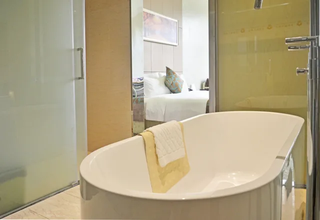 غرفة ديلوكس بسريرين منفصلين، Gin Mao Yuan Hotel Shenzhen 5/6