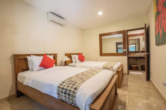 فيلا بريميير بسرير مزدوج بإطلالة على النهر بغرفتي نوم بمسبح خاص، Villa Semana Resort Ubud 2/4