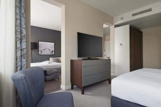 استوديو عائلي بسرير كينج مع أريكة، The Hague Marriott Hotel 3/5