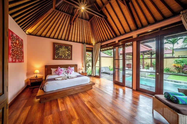 فيلا بسرير كوين بغرفة نوم واحدة بمسبح خاص، THE KAMPUNG UBUD VILLA 3/10