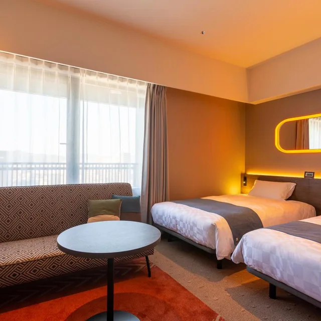 غرفة ديلوكس بسريرين منفصلين، Royal Park Hotel Kurashiki 3/4
