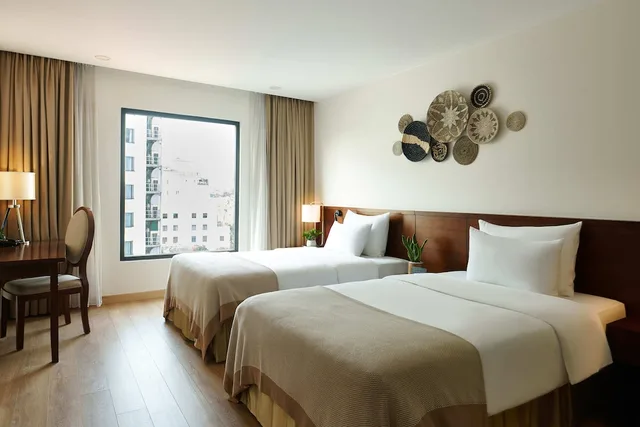 Room, Twin Beds, City View, The Ann Hanoi Hotel 3/10
