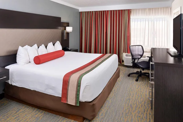 غرفة بسرير كينج بحوض استحمام لذوي الإعاقة، Best Western at O Hare 1/2