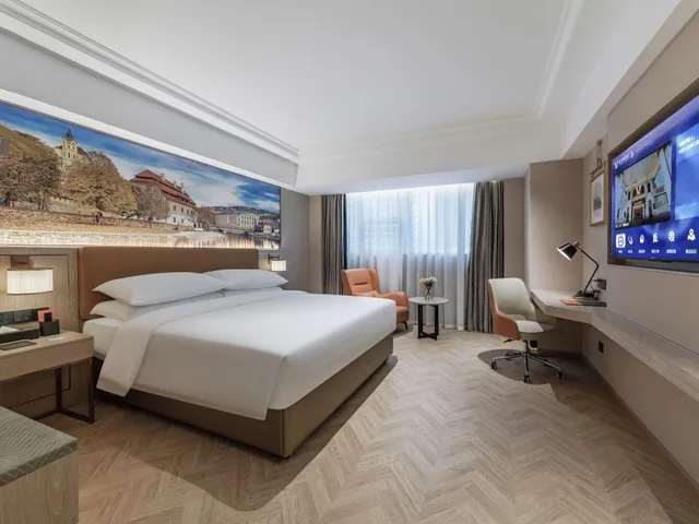 غرفة ديلوكس بسرير كينج، Vienna Hotel- Shenzhen Fuhua Road 1/2