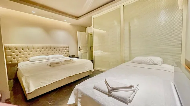 غرفة عائلية بسرير مزدوج وسرير فردي، Upper House Hotel 2/3