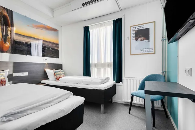 غرفة اقتصادية بسريرين منفصلين، Aiden by Best Western Trondheim Airport 2/3