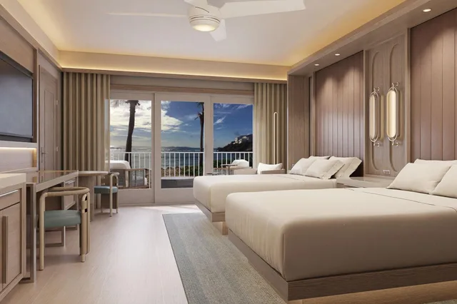 غرفة ديلوكس بسرير مزدوج بإطلالة على البحر، JW Marriott St. Maarten Beach Resort & Spa 1/4
