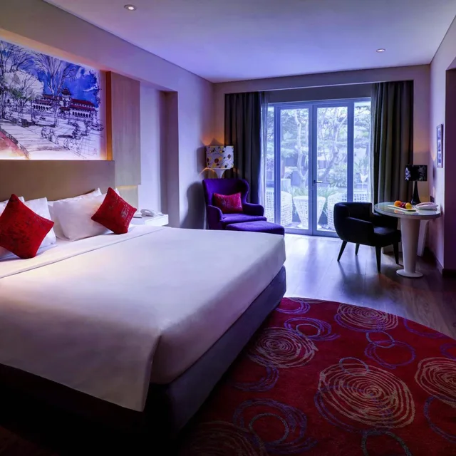 غرفة ديلوكس بإطلالة على المسبح، Grand Mercure Bandung Setiabudi 1/9
