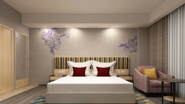 جناح بريميوم بسرير كينج، Vivanta Kochi Aluva 4/6