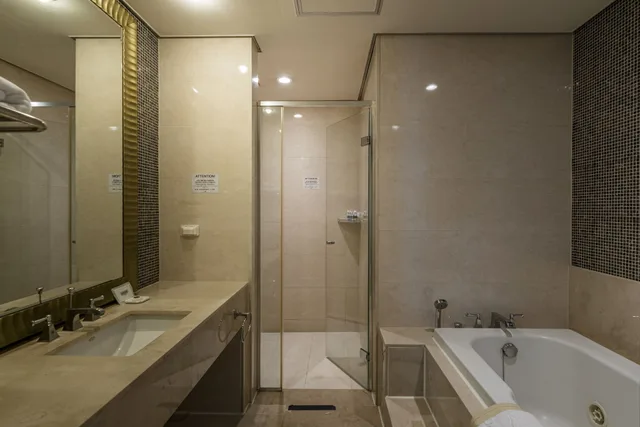 جناح عائلي بسرير كينج وسريرين منفصلين، Haeundae Centum Hotel 9/11