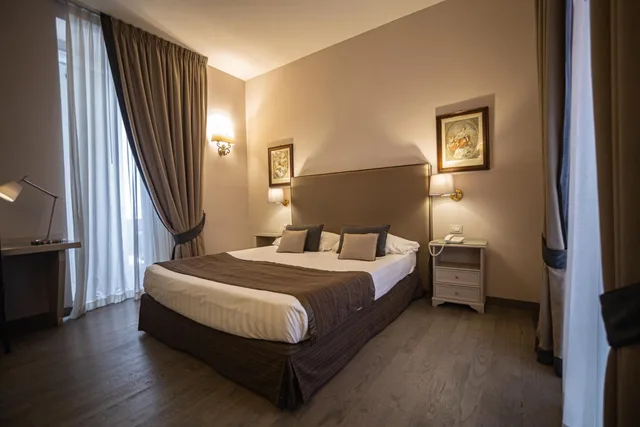 غرفة سوبيريور بسرير كوين، Real Orto Botanico Hotel 6/10