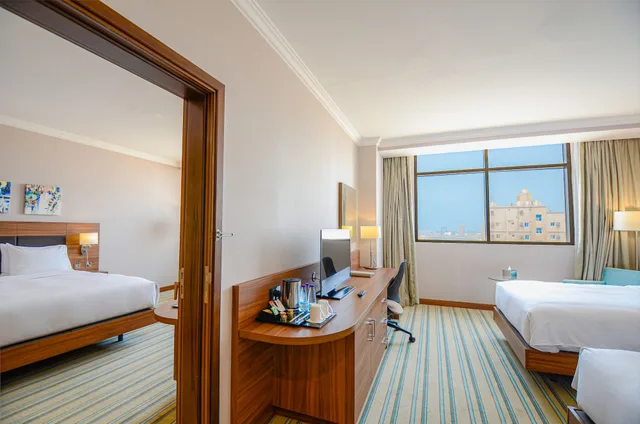 غرفة عائلية بسرير كينج، هيلتون جاردن إن الجبيل(Hilton Garden Inn Al Jubail) 9/10