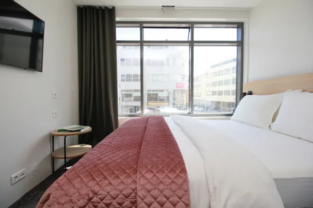 غرفة صغيرة بسرير كوين، CenterHotel Laugavegur 3/6