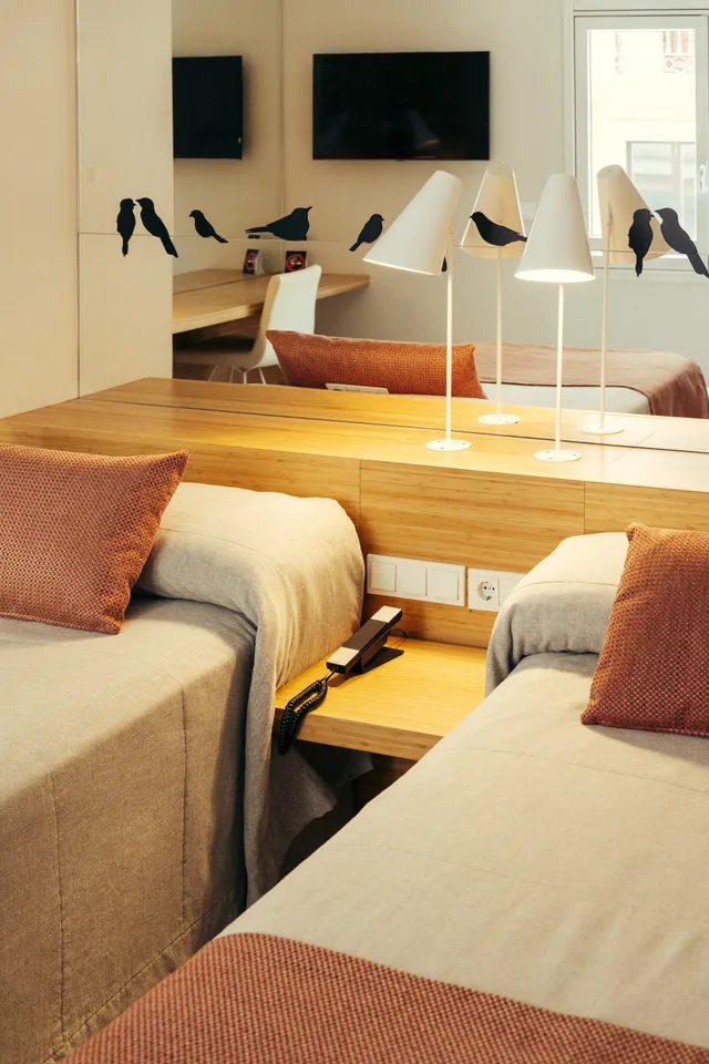 غرفة قياسية مفردة بسرير مزدوج، Park Hotel Barcelona 6/8